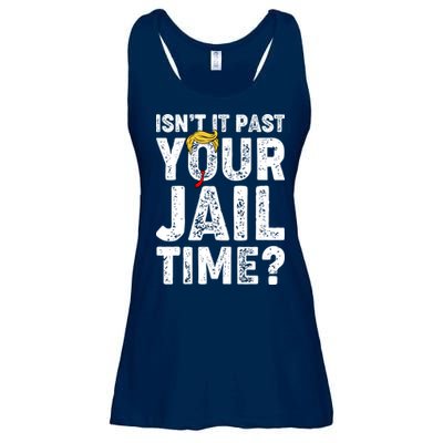 Isnt It Past Your Jail Time Anti Trump Ladies Essential Flowy Tank