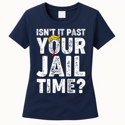 Isnt It Past Your Jail Time Anti Trump Womens T-Shirt