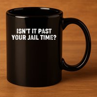 Isnt It Past Your Your Jail Time Anti Trump 11oz C Handle Ceramic Mug