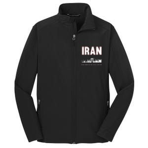 Iran Iranian Persian Pride Core Soft Shell Jacket