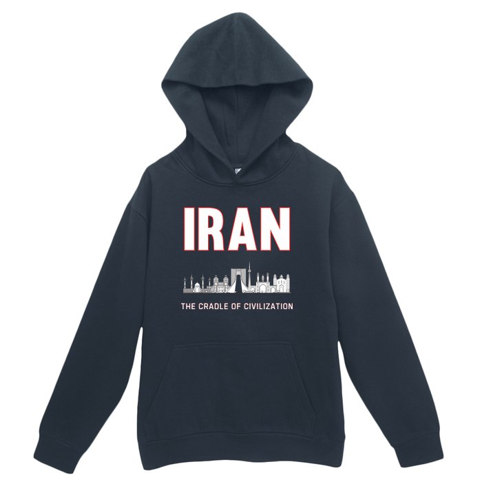 Iran Iranian Persian Pride Urban Pullover Hoodie