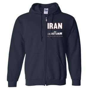 Iran Iranian Persian Pride Full Zip Hoodie