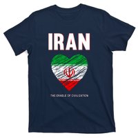 Iran Iranian Persian Pride Heart T-Shirt