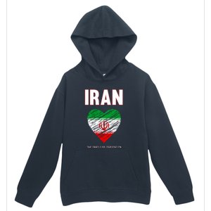 Iran Iranian Persian Pride Heart Urban Pullover Hoodie