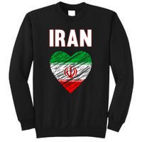 Iran Iranian Persian Pride Heart Sweatshirt