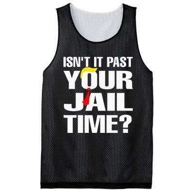 IsnT It Past Your Jail Time Funny Mesh Reversible Basketball Jersey Tank