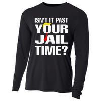 IsnT It Past Your Jail Time Funny Cooling Performance Long Sleeve Crew