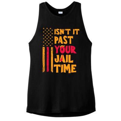 IsnT It Past Your Jail Time Ladies PosiCharge Tri-Blend Wicking Tank