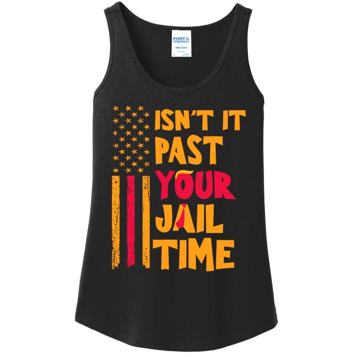 IsnT It Past Your Jail Time Ladies Essential Tank