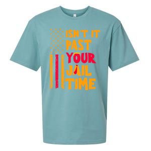 IsnT It Past Your Jail Time? Funny Sarcastic Quote Sueded Cloud Jersey T-Shirt