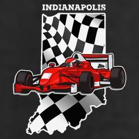 Indianapolis Indycar Racing Map Flag 11oz C Handle Ceramic Mug