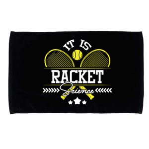 It Is Racket Science Tennis Player Sports Tournament Lover Microfiber Hand Towel