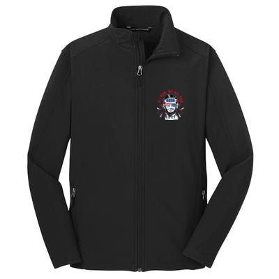 If I Run We All Run Fireworks Director Lincoln Gift Core Soft Shell Jacket