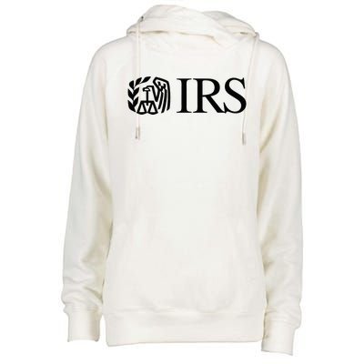 Irs Internal Revenue Service Womens Funnel Neck Pullover Hood