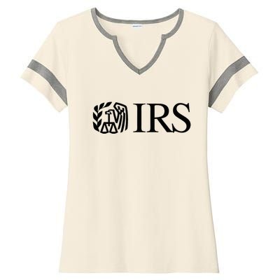 Irs Internal Revenue Service Ladies Halftime Notch Neck Tee