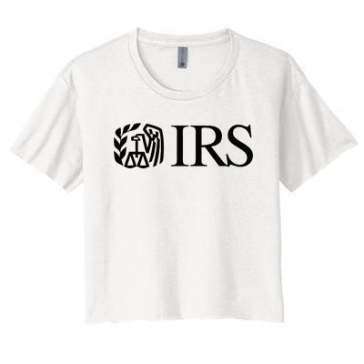 Irs Internal Revenue Service Women's Crop Top Tee