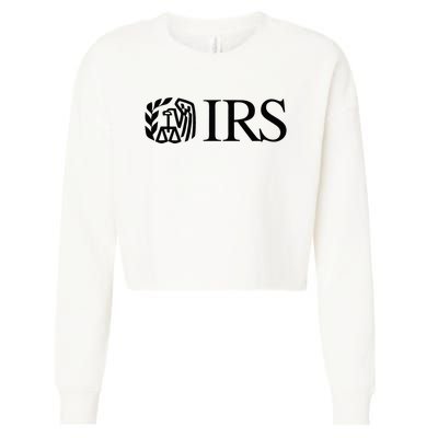 Irs Internal Revenue Service Cropped Pullover Crew