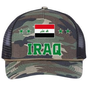 Iraq Retro Rope Trucker Hat Cap