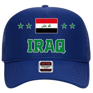 Iraq High Crown Mesh Back Trucker Hat