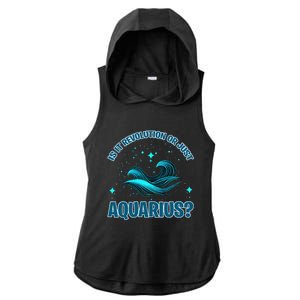 Is It Revolution Or Just Aquarius Ladies PosiCharge Tri-Blend Wicking Draft Hoodie Tank