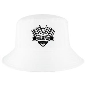 Indianapolis Indiana Racing Checkered Flag Cool Comfort Performance Bucket Hat