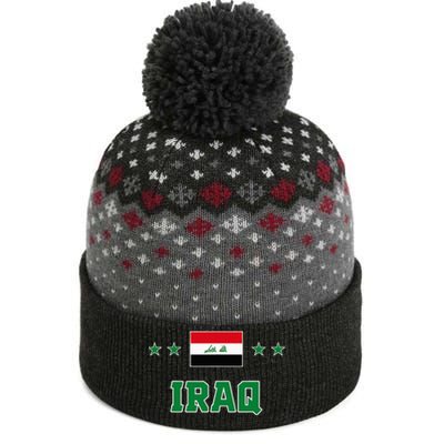 Iraq The Baniff Cuffed Pom Beanie