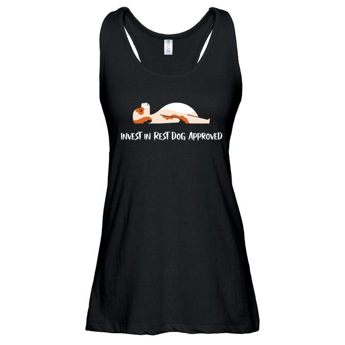 Invest In Rest Dog Approved Ladies Essential Flowy Tank