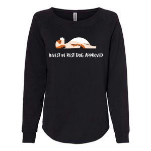 Invest In Rest Dog Approved Womens California Wash Sweatshirt