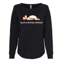 Invest In Rest Dog Approved Womens California Wash Sweatshirt