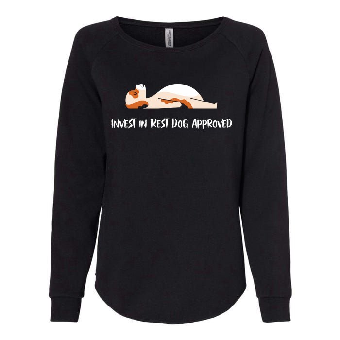 Invest In Rest Dog Approved Womens California Wash Sweatshirt