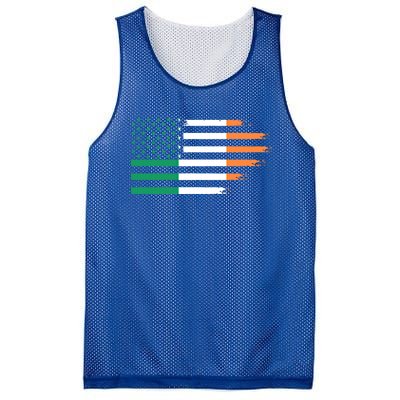 Ireland Irish Roots American Flag Irish Roots Gift Mesh Reversible Basketball Jersey Tank