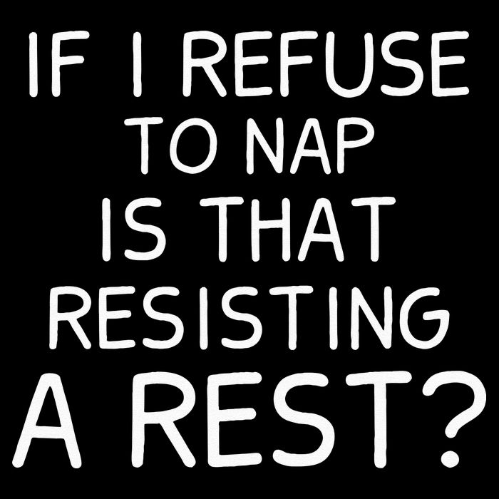 If I Refuse To Nap Is That Resisting A Rest Full-Length Apron With Pockets