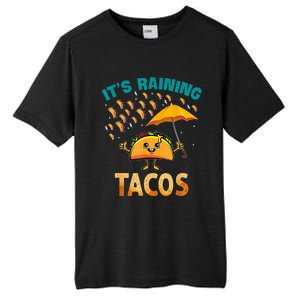 It Is Raining Tacos Funny Taco Tall Fusion ChromaSoft Performance T-Shirt