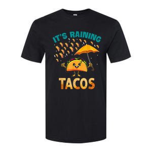 It Is Raining Tacos Funny Taco Softstyle CVC T-Shirt