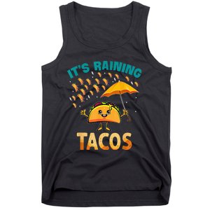 It Is Raining Tacos Funny Taco Kids Tank Top