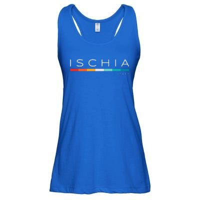 Ischia Italy Retro Ladies Essential Flowy Tank