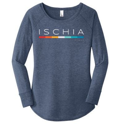 Ischia Italy Retro Women's Perfect Tri Tunic Long Sleeve Shirt