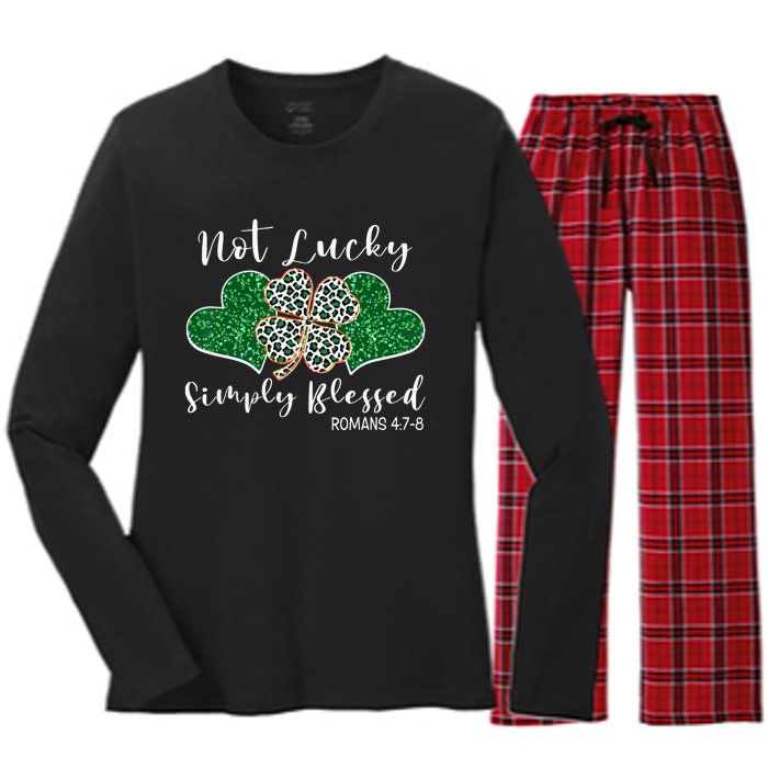 Irish Women's Long Sleeve Flannel Pajama Set 