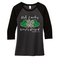 Irish Women's Tri-Blend 3/4-Sleeve Raglan Shirt