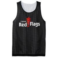 I Ignore Red Flags Mesh Reversible Basketball Jersey Tank