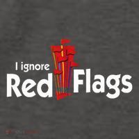 I Ignore Red Flags Vector Backpack