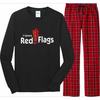 I Ignore Red Flags Long Sleeve Pajama Set