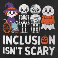 Inclusion IsnT Scary Ghost Mummy Halloween Slp Sped Teacher Cool Comfort Performance Bucket Hat