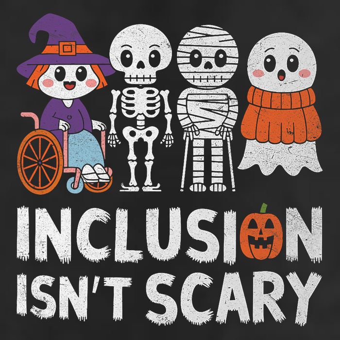 Inclusion IsnT Scary Ghost Mummy Halloween Slp Sped Teacher Cool Comfort Performance Bucket Hat