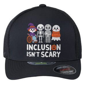 Inclusion IsnT Scary Ghost Mummy Halloween Slp Sped Teacher Flexfit Unipanel Trucker Cap