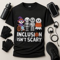 Inclusion IsnT Scary Ghost Mummy Halloween Slp Sped Teacher Performance Shirt