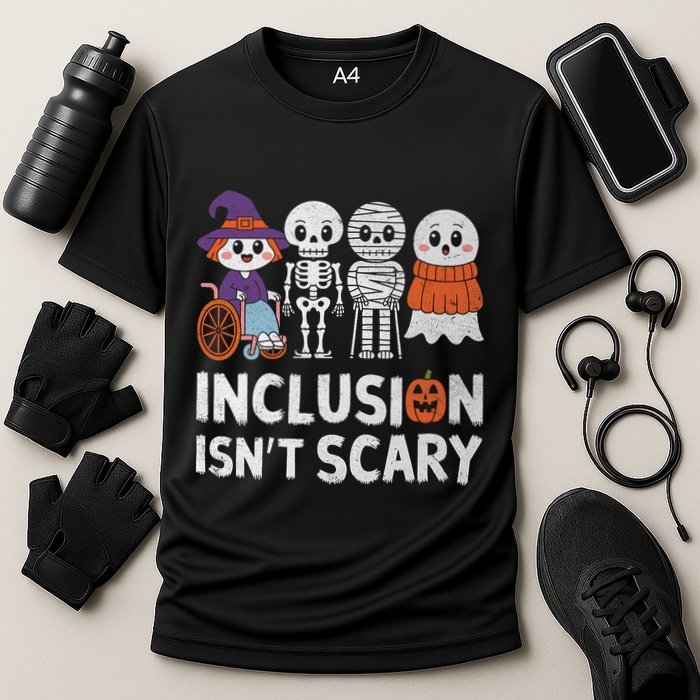 Inclusion IsnT Scary Ghost Mummy Halloween Slp Sped Teacher Performance Shirt