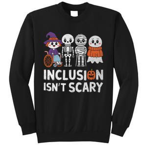 Inclusion IsnT Scary Ghost Mummy Halloween Slp Sped Teacher Sweatshirt