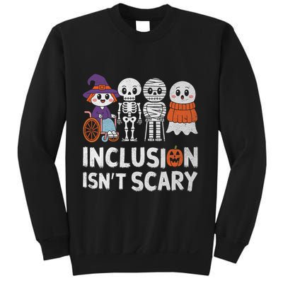 Inclusion IsnT Scary Ghost Mummy Halloween Slp Sped Teacher Sweatshirt