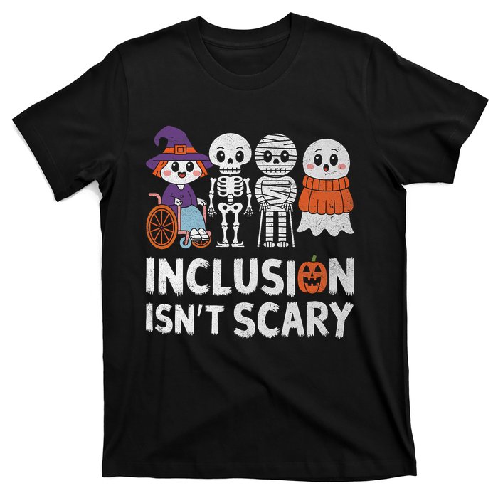 Inclusion IsnT Scary Ghost Mummy Halloween Slp Sped Teacher T-Shirt